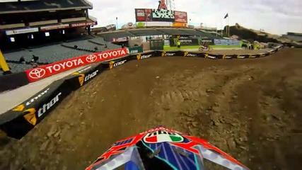 Supercross 2011 Anaheim Opening Day in Gopro Hd