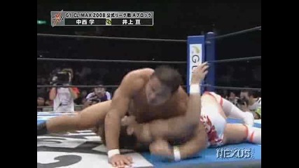 G1 Climax Manabu Nakanishi vs. Wataru Inoue 08/16/08