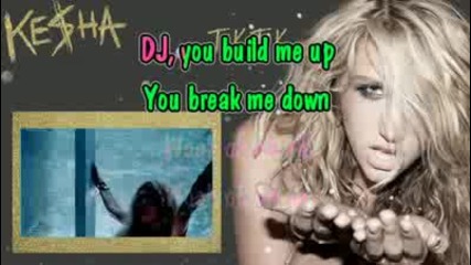 Kesha - tik tok karaoke 