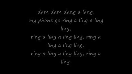 Ring a ling with lyrics 