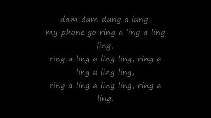 Ring a ling with lyrics