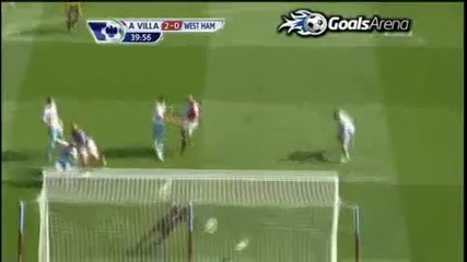Aston Villa 2 - 0 West Ham Гол На Стилян Петров 
