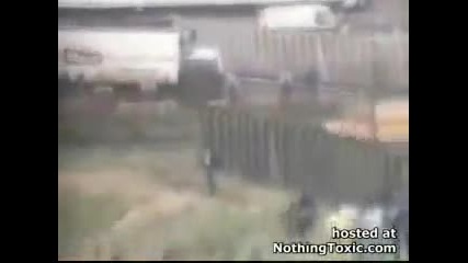 Micheal Stone throws grenades at an Ira funeral. 