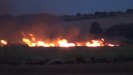 Пожар край Елхово