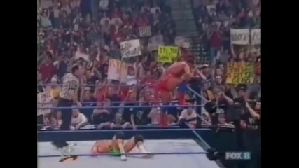 Wwf - Smackdown - Hardcore Holly vs Kurt Angle 