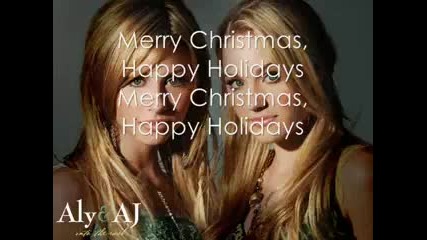 Aly &amp; Aj - Jingle Bell Rock (with lyrics) 