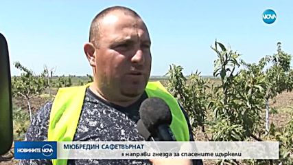 С НАДЕЖДА ДА СЕ ВЪРНАТ: Сафет от Зарица направи гнезда за щъркелите