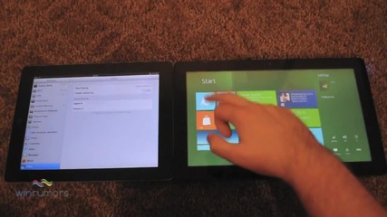 ipad 3 срещу Windows 8 - Windows спечели