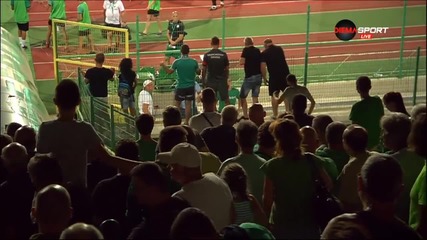 Хубчев влезе в саморазправа с фенове на Берое