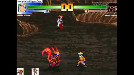 Naruto Mugen: Kyuubi Naruto vs Awesome Naruto