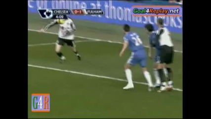 28.12.09 Челси 0:1 Фулъм Гера Гол 