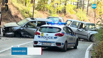 Челна катастрофа блокира пътя между София и Самоков