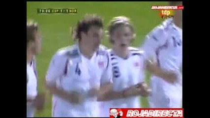 Spain 1 - 1 Norway (friendly U - 21)