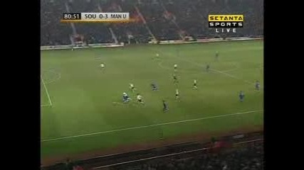 Саутхямптън - Манчестър Юн 0:3 Гибсън