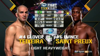 Glover Teixeira vs Ovince Saint Preux (ufc Fight Night 73, 08.08.2015)