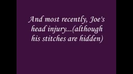 Joe Jonas and his falls