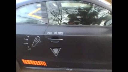 Modified Audi S5 matt black / orange