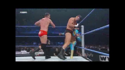 Wwe Sin Cara и Daniel Bryan vs Cody Rhodes и Ted Dibiase Smackdown 2011.06.10