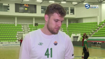 Александър Везенков преди важния мач с Португалия