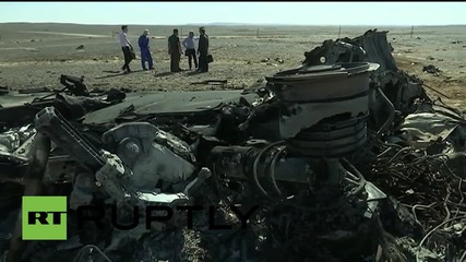 Egypt: Russian investigators get to work at Sinai crash site