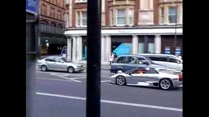 Chrome and Green Lamborghini Murcielago Lp640