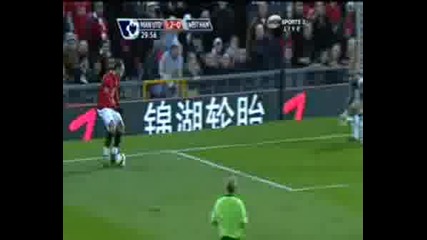 Манчестър Юнайтед - Уест Хям 2:0 Роналдо