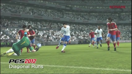 Gamescom 2011: Pro Evolution Soccer 2012 - Diagonal Runs Walkthrough
