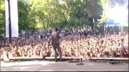 Jonas Brothers - Perform L.a Baby [good Morning America at Central Park] (05 21 2010)