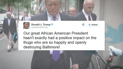 Donald Trump's Thug Tweet