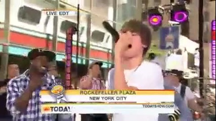 Justin Bieber - One Time - Today Show Live!