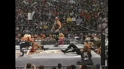 Ric Flair vs Hulk Hogan vs Sting vs Diamond Dallas Page 1/2