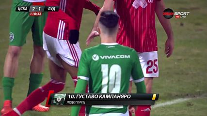 Грозна проява на Кампаняро, само за жълт картон ли беше?