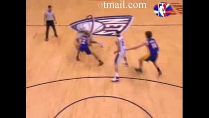 Vince Carter Incredible Crossover Over D. Fisher