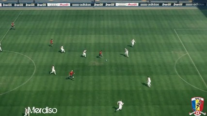 Прекрасен гол на Давид Вия на Pes 2010
