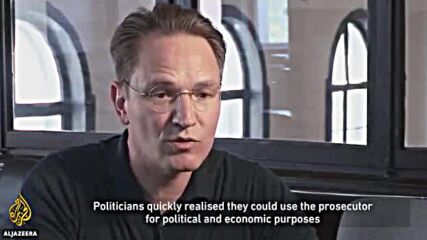 Chairman of the Judges Association in Bulgaria saying there is no rule of law in the country.mp4