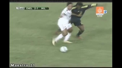 Milan Vs Chelsea - игра на Ronaldinho 