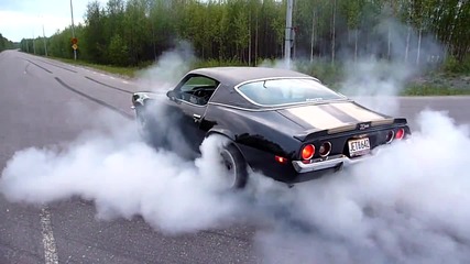 Chevrolet Camaro 1971 Пали гумите, с лекота