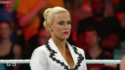 Wwe 2015 - Лана заби шамар на Русев