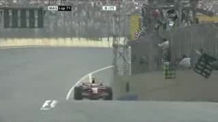 Formula 1 2008 Interlagos Finish