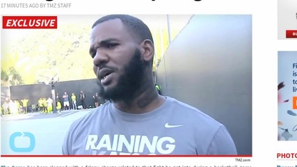The Game -- Wanted Man ... Charged With Felony in Hoops Fight