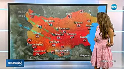 Прогноза за времето (01.07.2018 - обедна емисия)