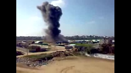 Въздушен Експлозив В Ивицата Газа