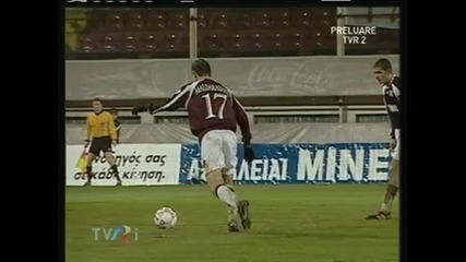 2005 Rapid Bucharest (romania) 1-paok (greece) 0 uefa Cup