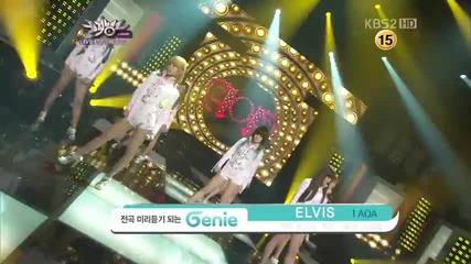 Aoa - Elvis @ Music Bank (24.08.2012)