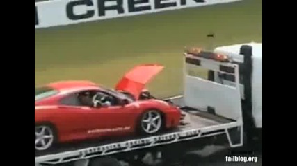 Много тъпо изпълнение с Ferrari 