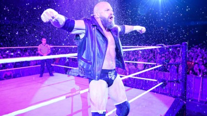 The WWE Universe celebrates Triple H's appearance at WWE Live in Chile