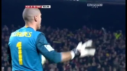 Barcelona 3 - 0 Valencia (goal Messi) 