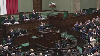 Полският парламент подкрепи кандидатурата на Доналд Туск за премиер