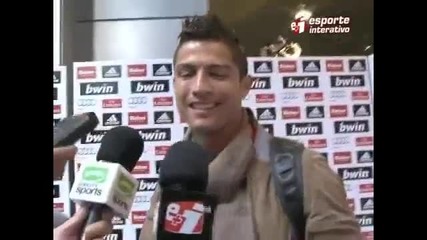 Cristiano Ronaldo Interview about Ai Se Eu Te Pego