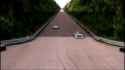 Unlim 500+ Porsche 911 Turbo vs Nissan Gt-r Stage 1